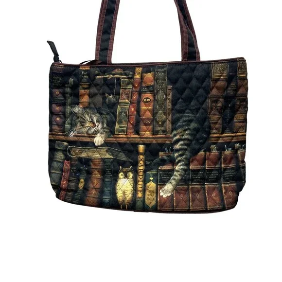 Bradford exchange cat shop bag
